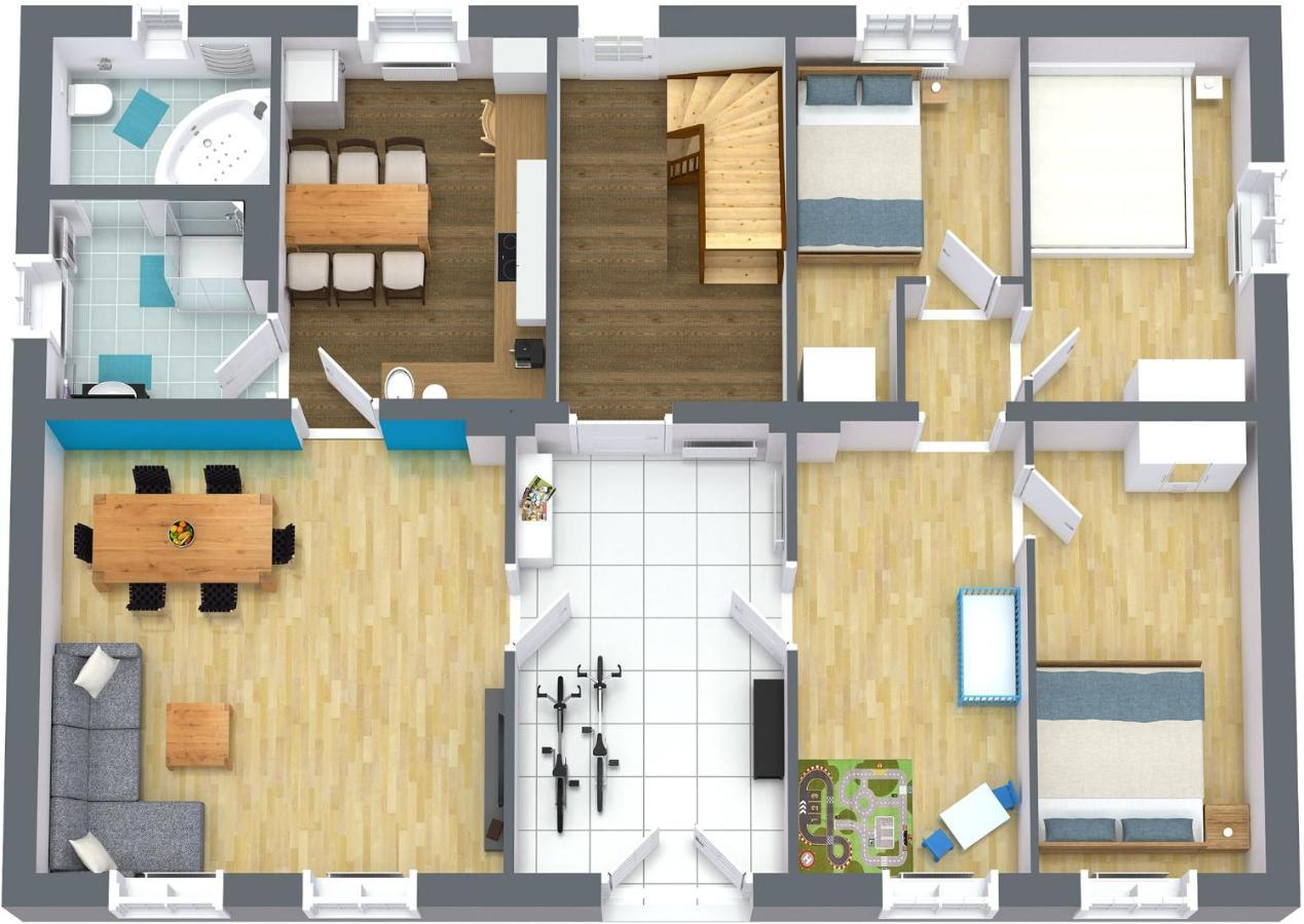 Ferienwohnung Pasewalk, 110 Qm Mit Geschirrspueler Papendorf  Kültér fotó